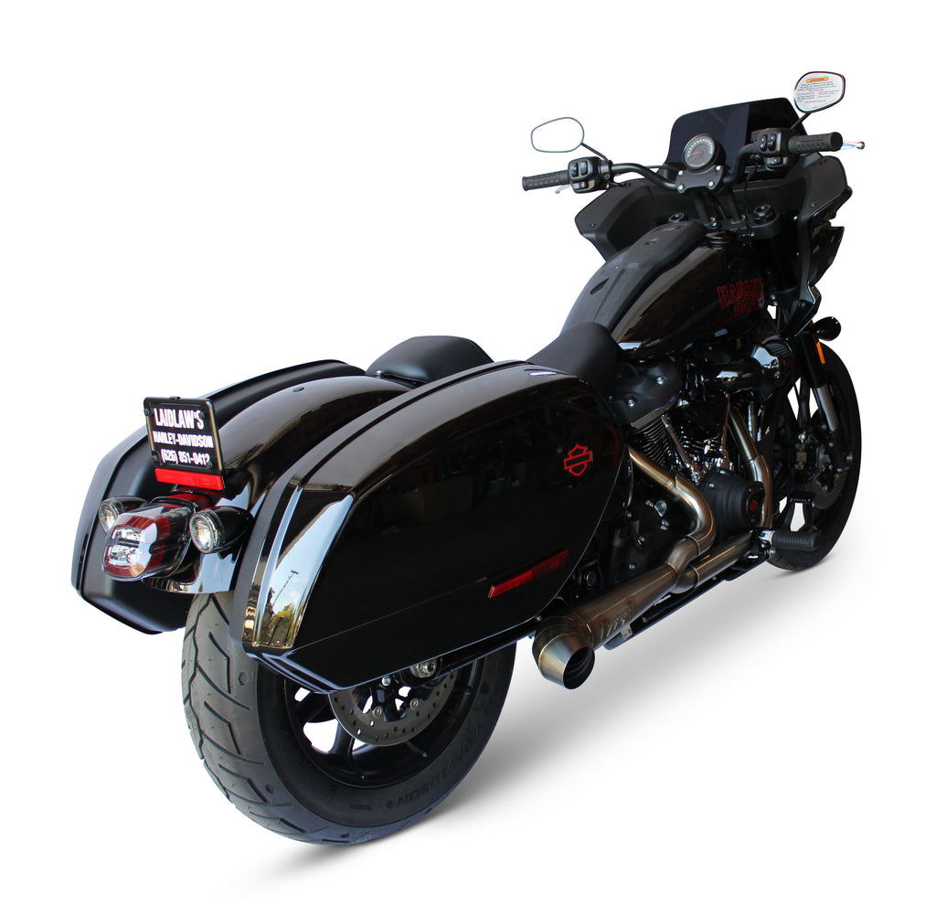 Harley Davidson Softail (2025+) Heritage/ST Apex Shorty Turnout 2-into-1 Stainless Steel - Part Number 005-5620199-SG - Two Brothers Racing