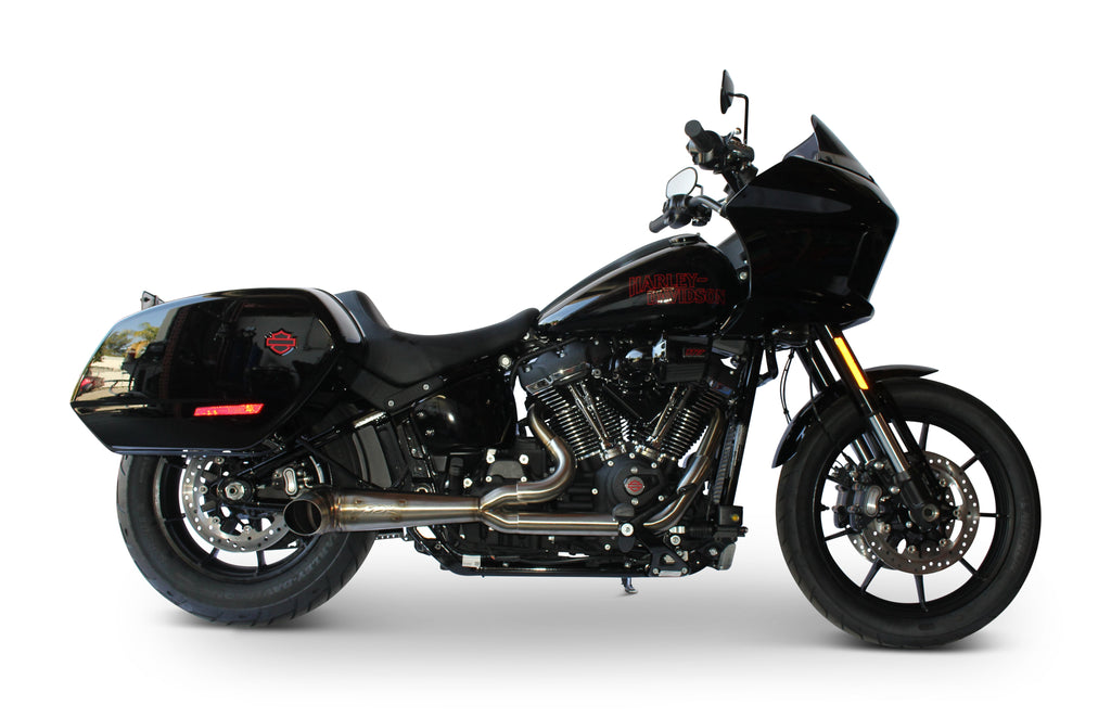 Harley Davidson Softail (2025+) Heritage/ST Apex Shorty Turnout 2-into-1 Stainless Steel - Part Number 005-5620199-SG - Two Brothers Racing