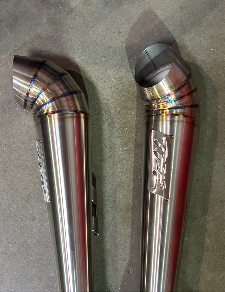 Harley Davidson Softail (2025+) Apex Shorty Turnout 2-into-1 Stainless Steel - Part Number 005-5620199 - Two Brothers Racing