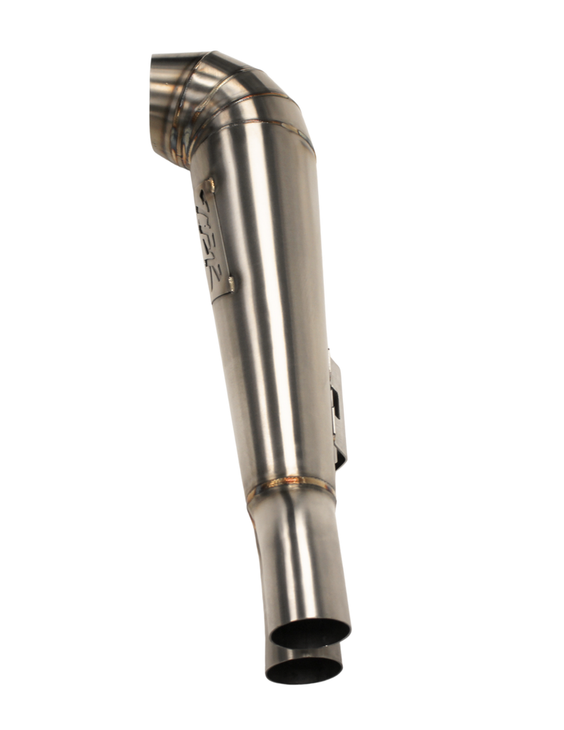 Harley Davidson Softail (2025+) Apex Shorty Turnout 2-into-1 Stainless Steel - Part Number 005-5620199 - Two Brothers Racing