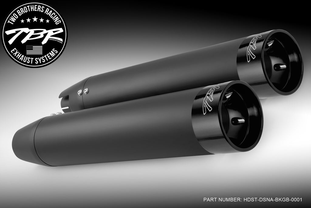 HARLEY M8 SOFTAIL 4" SLIP-ONS *FITS TBR HEADERS ONLY* (2018-PRESENT) [PREORDER] - Two Brothers Racing