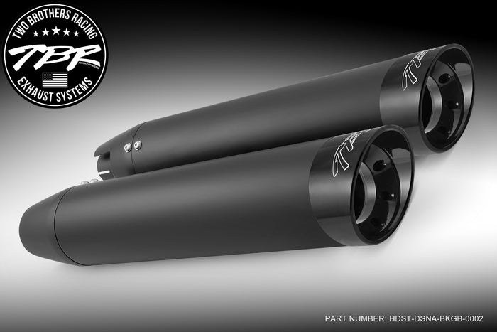 HARLEY M8 SOFTAIL 4" SLIP-ONS *FITS TBR HEADERS ONLY* (2018-PRESENT) [PREORDER] - Two Brothers Racing