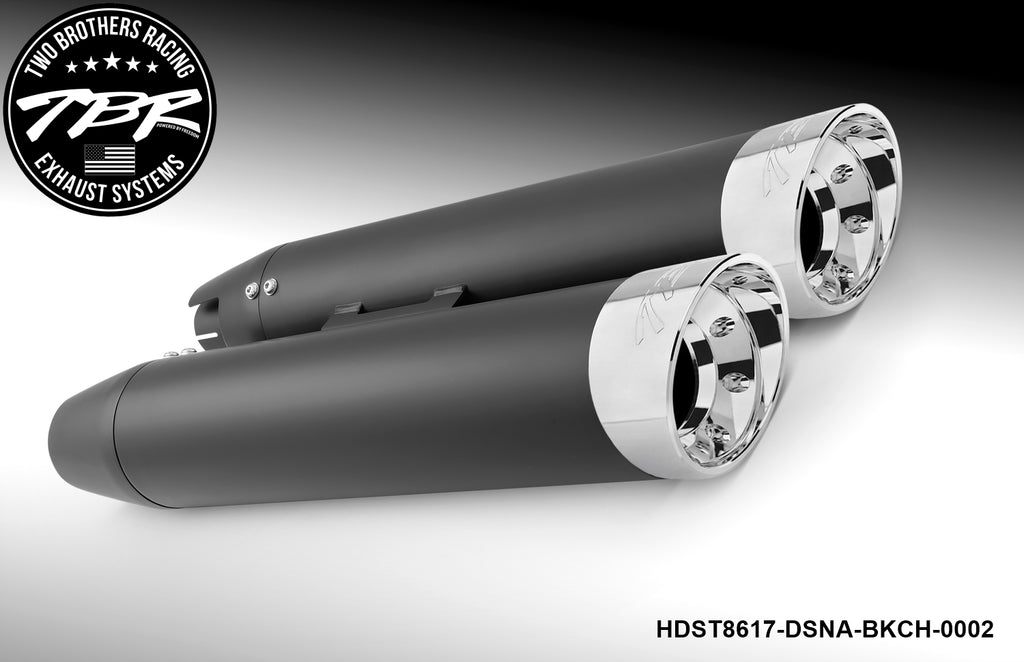 HARLEY SOFTAIL 4" SLIP-ONS *FITS TBR HEADERS ONLY* (1986-2017) [PREORDER] - Two Brothers Racing