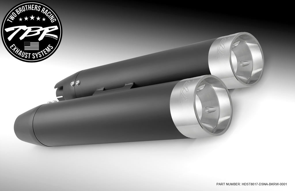 HARLEY SOFTAIL 4" SLIP-ONS *FITS TBR HEADERS ONLY* (1986-2017) [PREORDER] - Two Brothers Racing