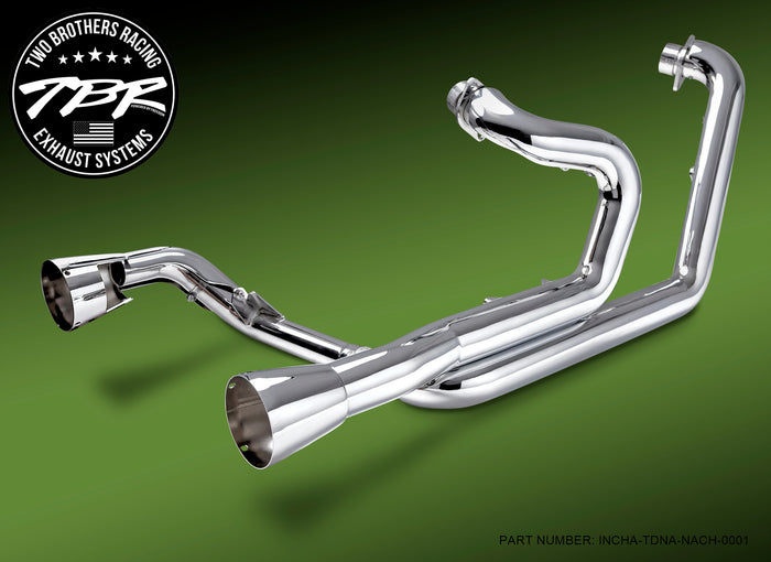 INDIAN CHALLENGER/ PURSUIT/ ELITE/ CHIEFTAN POWERPLUS TRUE-DUAL 2.5" HEADERS ONLY 2020-PRESENT - Two Brothers Racing