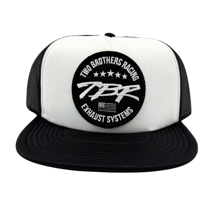 TBR Trucker Hat - Five Star - Black/White - Two Brothers Racing