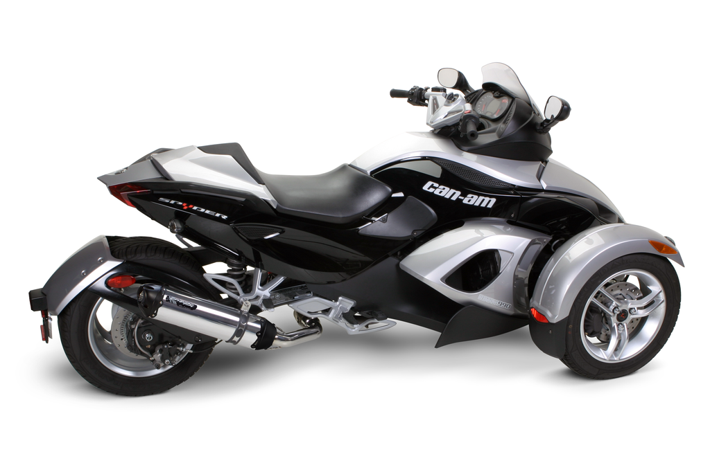 Can-Am Spyder RS (2008-2012) S1R Black Aluminum Slip-On - Part Number 005-2290406V-B - Two Brothers Racing