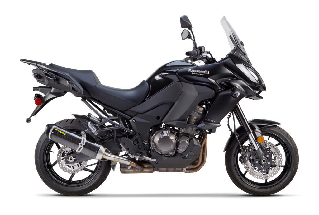 Kawasaki Versys 1000 (2015-2018) S1R Black Series Aluminum Slip-On - Part Number 005-4220406-S1B - Two Brothers Racing