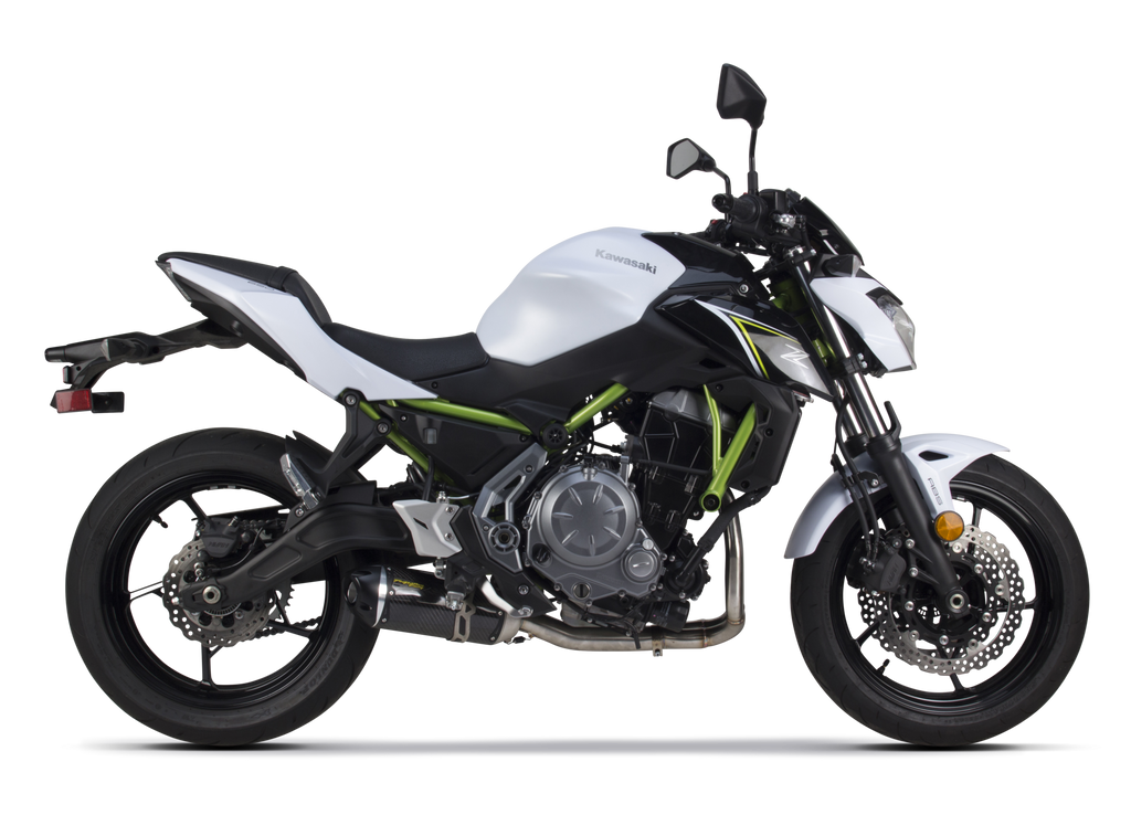 Kawasaki Z650 (2017-2022) S1R Black Series Aluminum Full System - Part Number 005-4630106-S1B - Two Brothers Racing