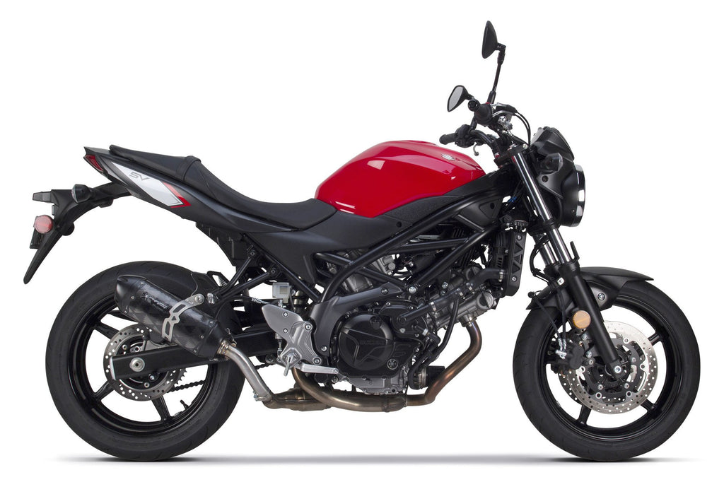 Suzuki SV650 / SV650S (2017-2023) S1R Standard Carbon Slip-On - Part Number 005-4500405-S1 - Two Brothers Racing