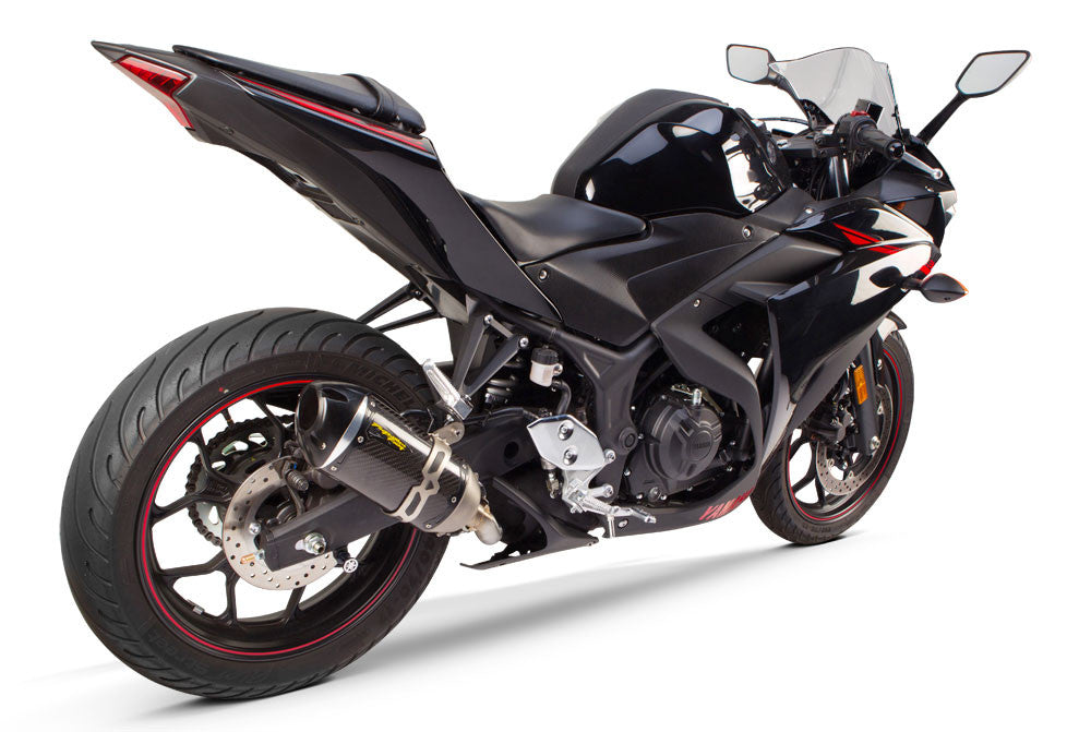 Yamaha R3 (2015+)  / MT03 (2020+) Slip-On System - Two Brothers Racing