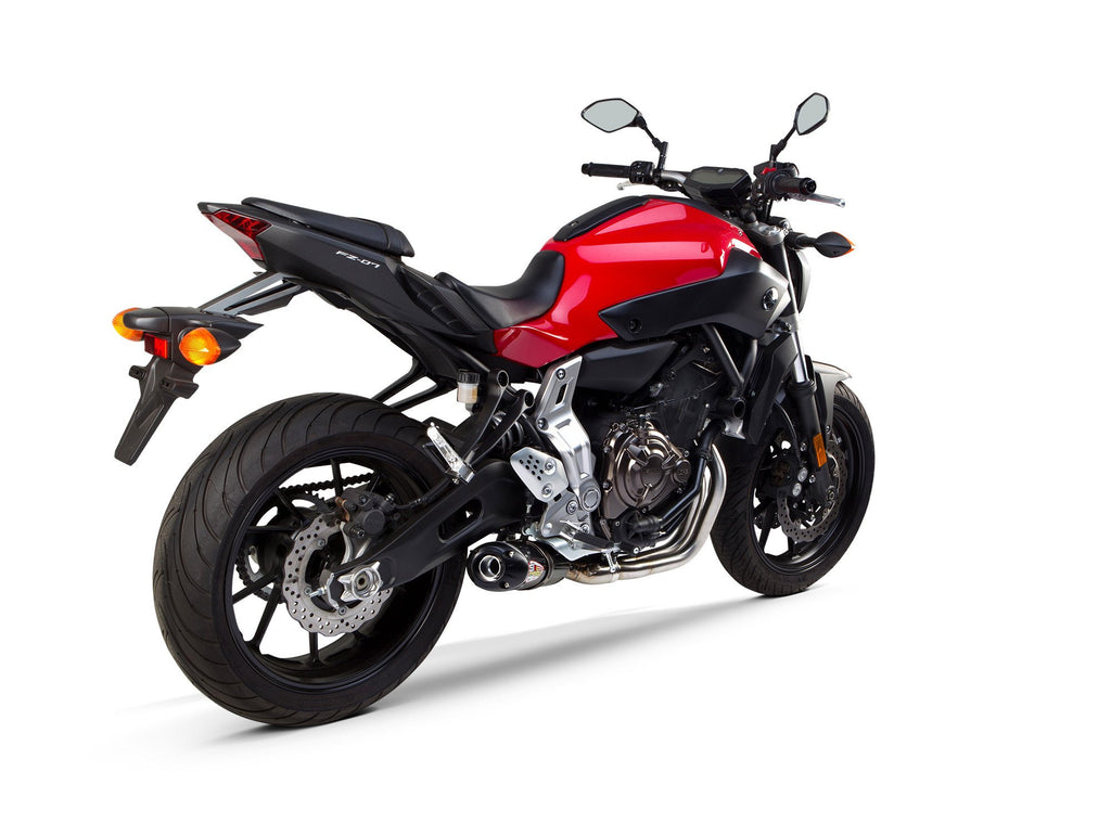 Yamaha FZ/MT07/XSR700 (2013-2021) S1R Black Aluminum Full System - Part Number 005-4070106-S1B - Two Brothers Racing