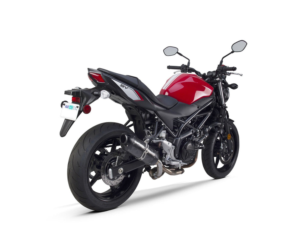 Suzuki SV650 / SV650S (2017-2023) S1R Standard Carbon Slip-On - Part Number 005-4500405-S1 - Two Brothers Racing