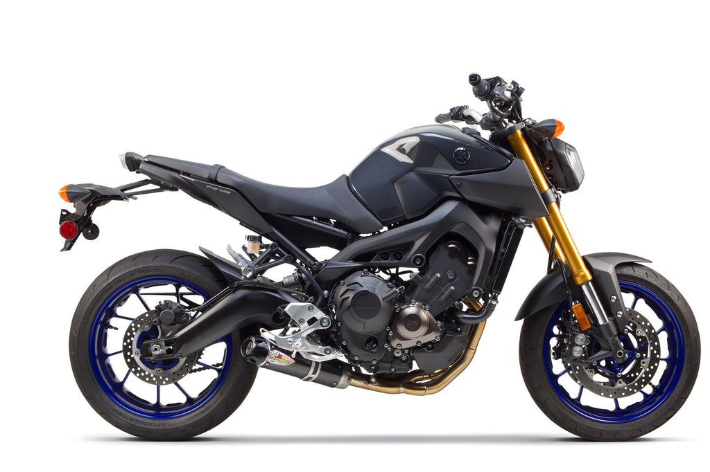 Yamaha (2016-2021) FJ-09/XSR900 and (2014-2020) FZ-09 S1R 3K Black Carbon Full System - Two Brothers Racing