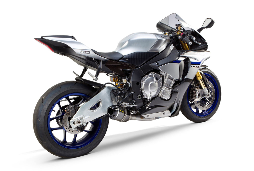 Yamaha R1 (2015-2025) S1R Standard Series Carbon Cat-Delete Slip-On - Part Number 005-4260405-S1 - Two Brothers Racing