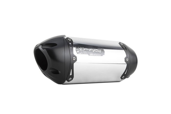 Kawasaki Ninja 650/R (2012-2016) S1R Black Aluminum Full System - Part Number 005-3180106V-B - Two Brothers Racing