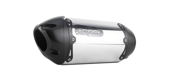 Kawasaki KLX250S/SF (2018-2020) / KLX300S/SM (2021+) Black Series Aluminum S1R Full System - Part Number 005-5070106-S1B - Two Brothers Racing