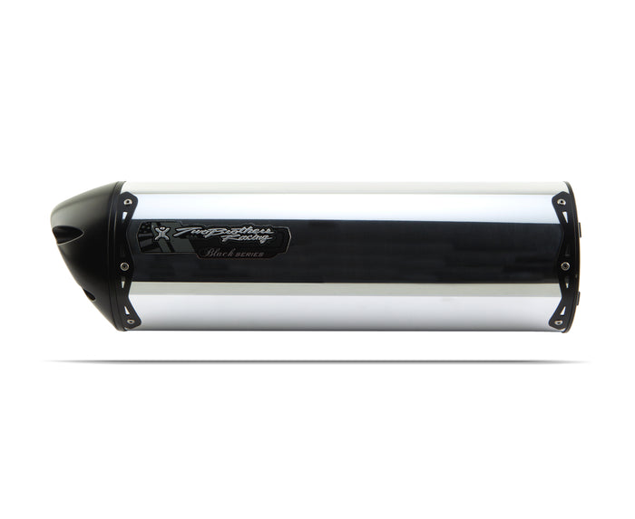 Yamaha FJR1300 (2006-2022) S1R Dual Black Aluminum Slip-On - Part Number 005-1560406-S1B - Two Brothers Racing