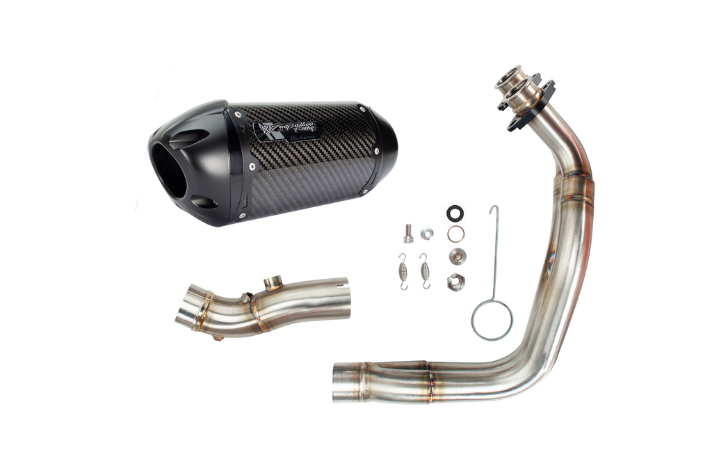 YAMAHA R7/MT-07 S1R 3K Carbon Full-System (2022-2025) - Two Brothers Racing