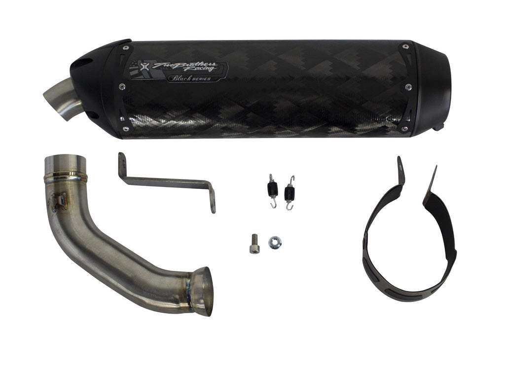 Can-Am Spyder F3T (2015-2022) S1R Black Series Aluminum Slip-On - Part Number 005-4660406-S1B - Two Brothers Racing