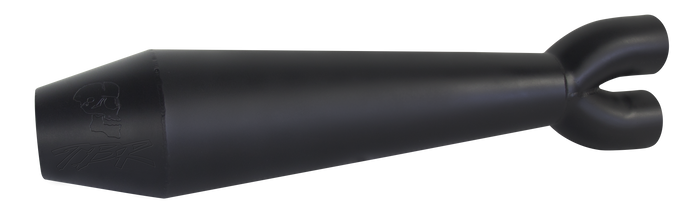 Harley Davidson Sportster (1986-2003) Megaphone 2-into-1 Ceramic Black Full System - Two Brothers Racing