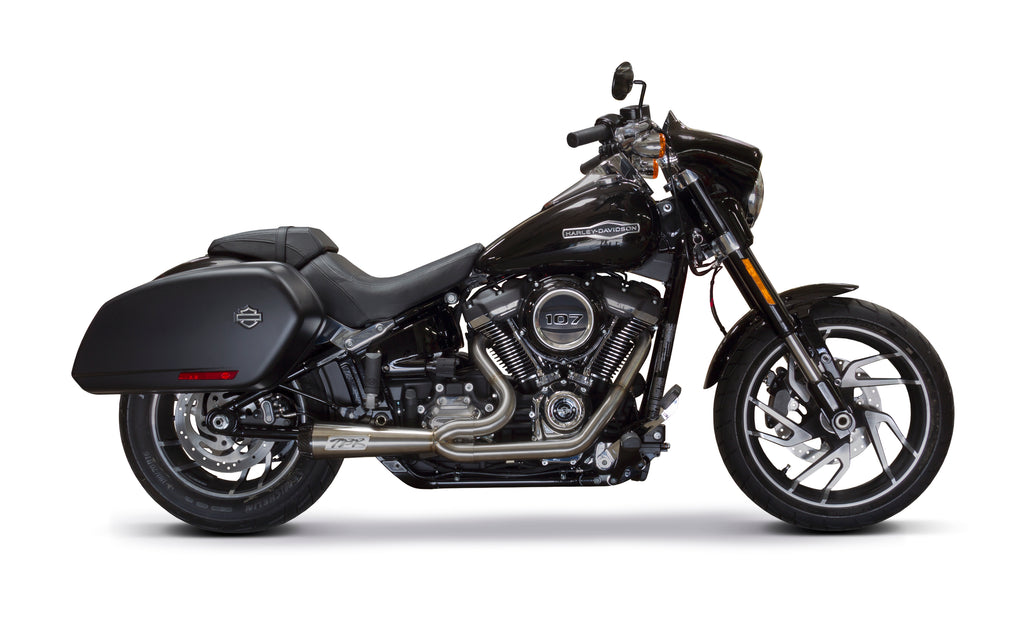Harley Davidson Softail (2018+) Sport Glide Comp-S 2-into-1 Polished - Part Number 005-4960199-PSG - Two Brothers Racing