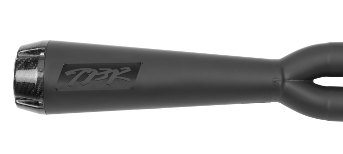 Harley Davidson Softail (2018+)Sport Glide Comp-S 2-into-1 Ceramic Black - Part Number 005-4960199-BSG - Two Brothers Racing