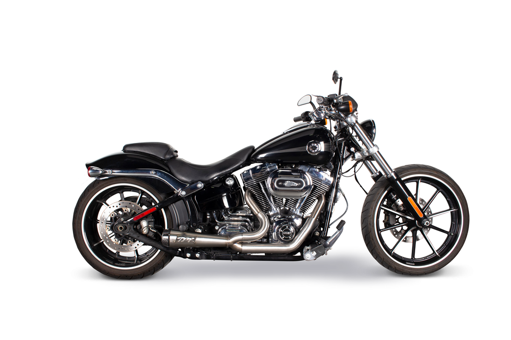 Harley Davidson Softail (2000-2017) Comp-S 2-1 Ceramic Black Full System - Two Brothers Racing