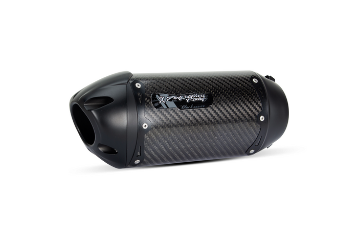 Suzuki V-Strom 1000 / DL1000 (2014-2019) S1R 3K Black Carbon Slip-On - Part Number 005-4130405-S1B - Two Brothers Racing