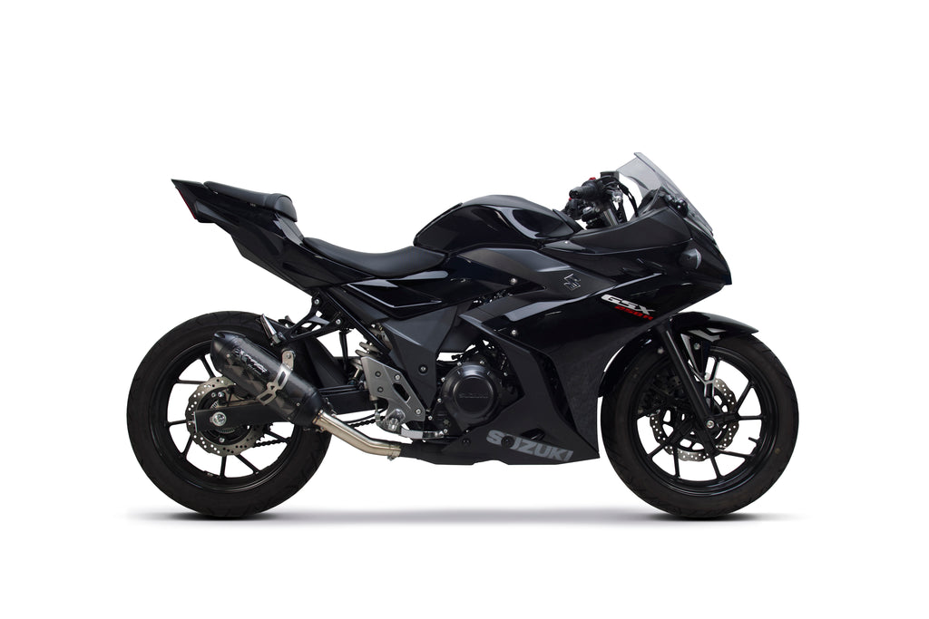 Suzuki GSX-R250 (2018) S1R 3K Black Carbon Slip-On - Part Number 005-5050405-S1B - Two Brothers Racing