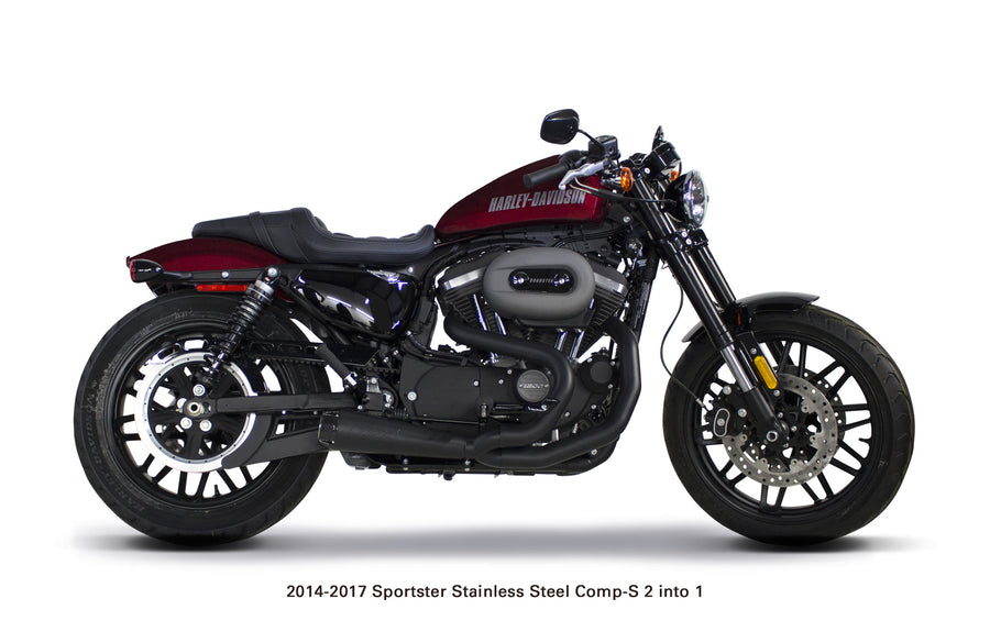 Harley Davidson Sportster 2-into-1 Full Exhaust System (2014-2022) - Two Brothers Racing