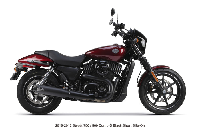 Harley Davidson Street 750/500 Comp-S Slip-On Exhaust (2015-2021) - Two Brothers Racing