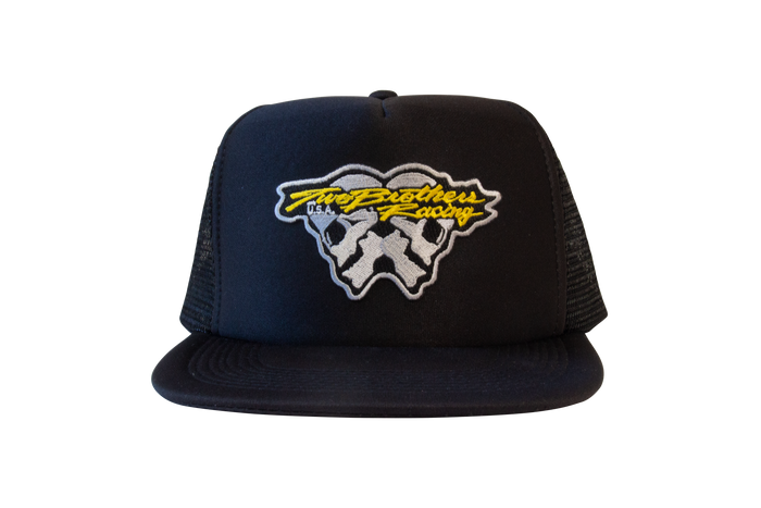 Two Brothers Racing Trucker Hat - Racing Skulls - Two Brothers Racing