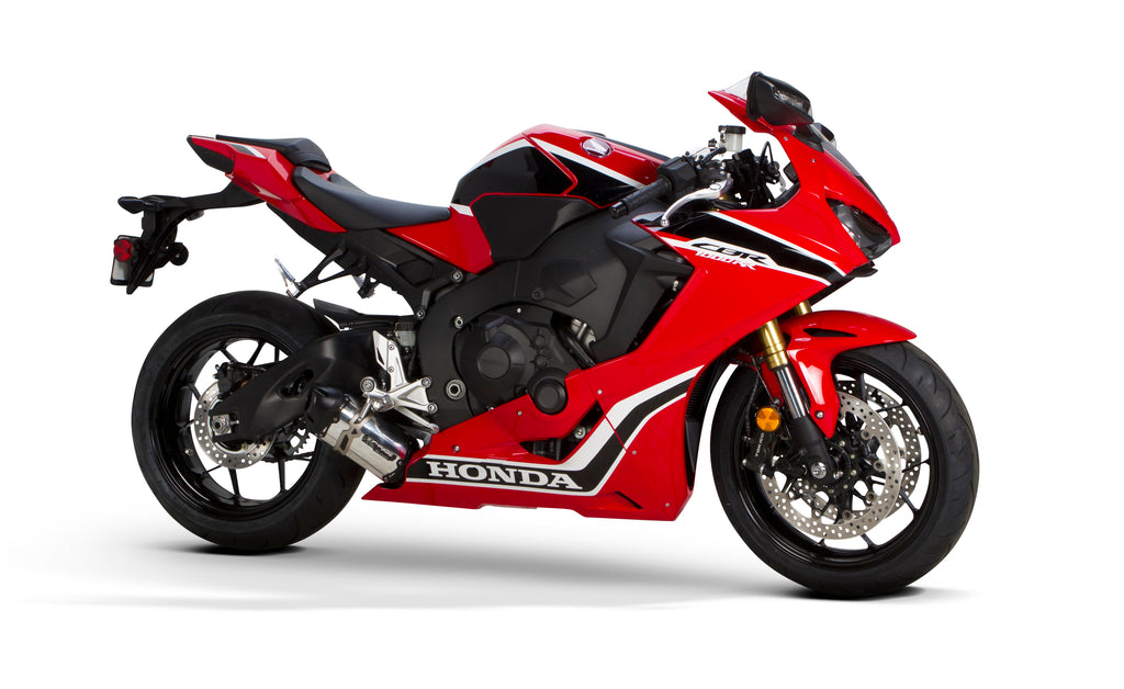 Honda CBR1000RR (2017-2023) S1R Black Aluminum Slip-On - Part Number 005-4820406-S1B - Two Brothers Racing