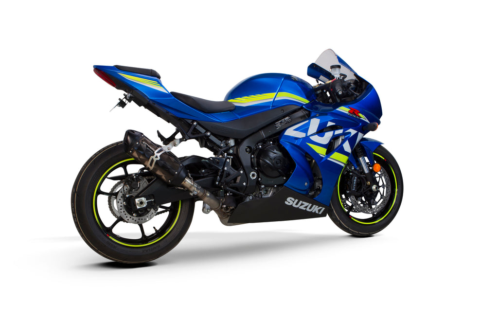 Suzuki GSX-R1000 (2017-2025) S1R Black Aluminum Slip-On - Part Number 005-4920406-S1B - Two Brothers Racing