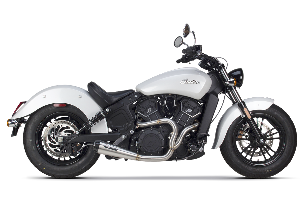 Indian Scout 2-into-1 Full Exhaust System| twobros.com – Two Brothers ...